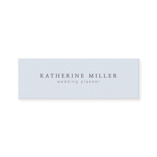 Elegant soft blue linen minimal wedding planner mini