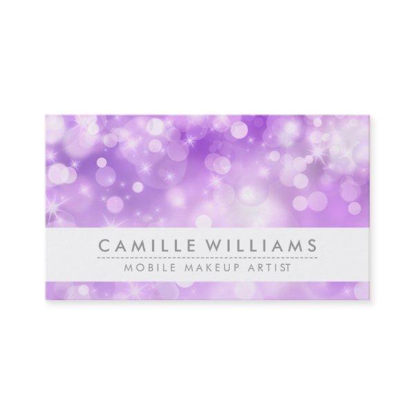 ELEGANT SPARKLY LIGHT whimsical purple bokeh