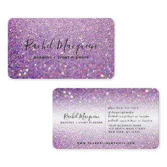 Elegant Sparkly Lilac Purple Glitter