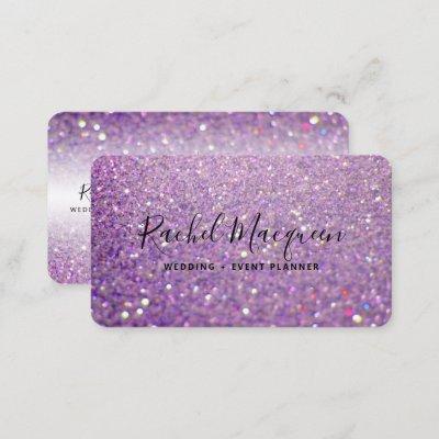Elegant Sparkly Lilac Purple Glitter