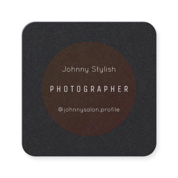 Elegant style rounded frame cover square