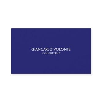 Elegant Stylish Midnight Blue Professional
