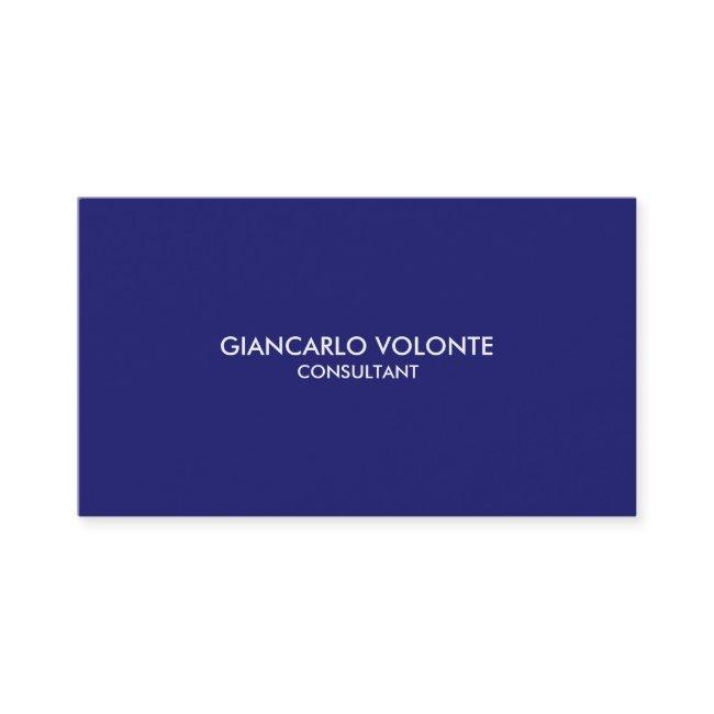 Elegant Stylish Midnight Blue Professional