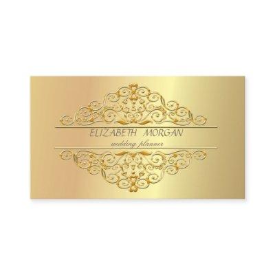 Elegant Stylish Professional ,Faux Gold Frame
