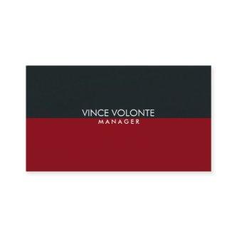 Elegant Stylish Red Gray Black Professional