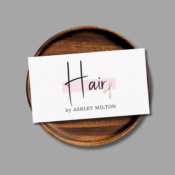Elegant Stylish White Rose Golden Scissors Hair