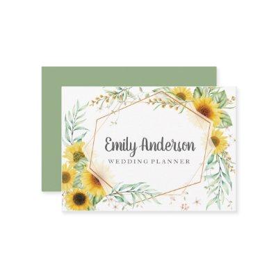 Elegant Sunflowers Greenery