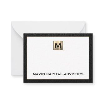 Elegant Thank You Notecard for Professionals