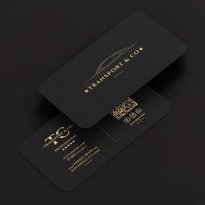 Elegant Transport Car Company Black Modern