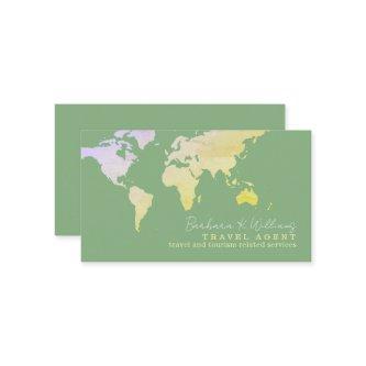 Elegant Travel Agent sage-green