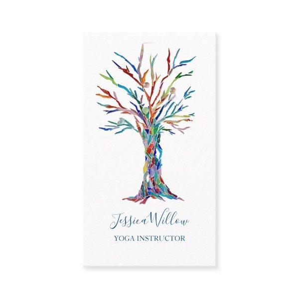 Elegant Tree Yoga Instructor
