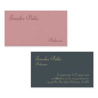 Elegant Trend Colors Modern Handwritten Minimalist