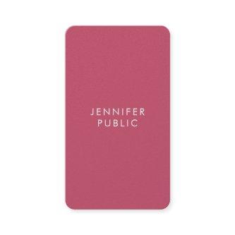 Elegant Trend Colors Premium Pearl Finish Rounded