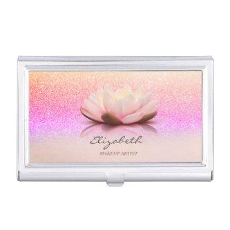 Elegant Trendy Girly, Lotus Glitter Bokeh   Case
