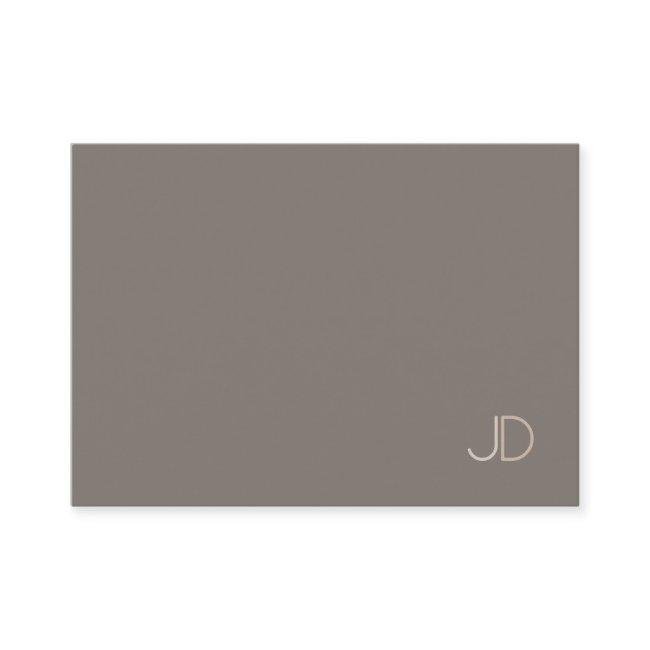 Elegant Trendy Modern Monogram Simple Template
