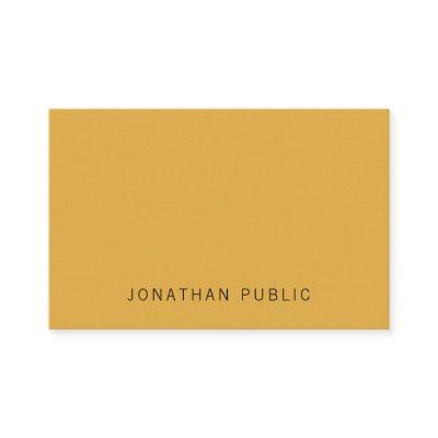 Elegant Trendy Yellow Brown Simple Template Modern