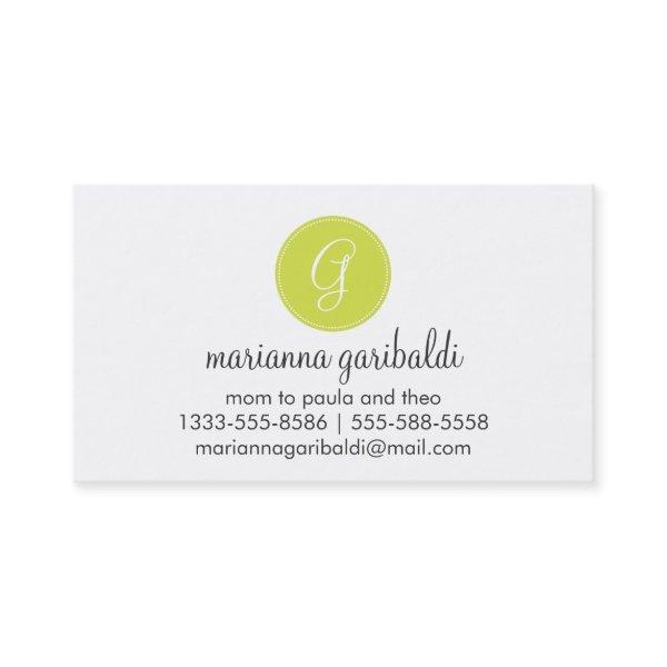 Elegant Turquoise Blue Moroccan Quatrefoil Persona Calling Card