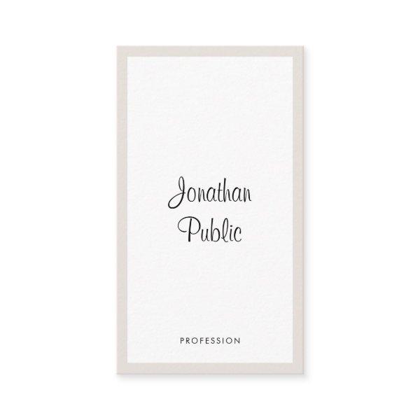 Elegant Typography Vertical Minimalist Modern