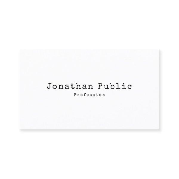 Elegant Vintage Design Simple Plain Retro Trendy