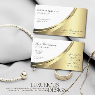 Elegant White and Gold Decor Luxurious Decorative