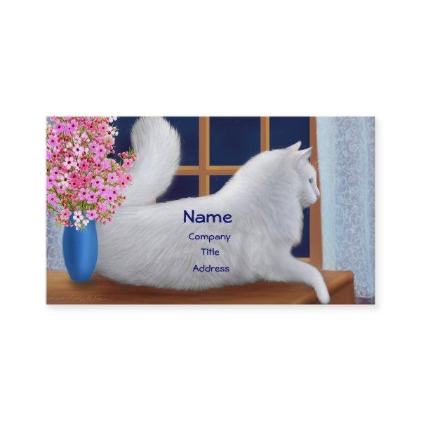 Elegant White Cat
