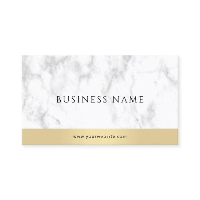 Elegant White Marble Gold Modern Corporate Trendy