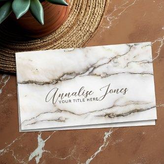 Elegant White Marble - warm tones