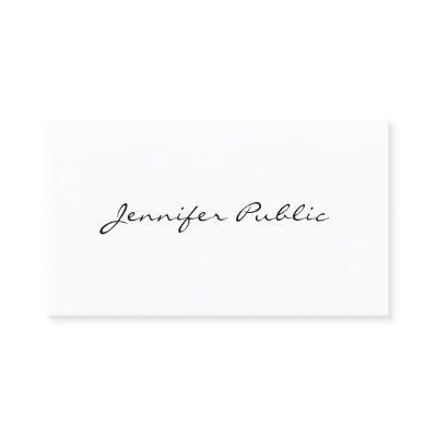 Elegant White Simple Template Minimalist Modern