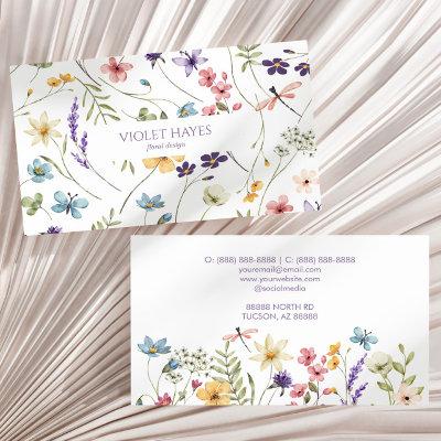 Elegant Wildflower Wild Flower Floral Custom