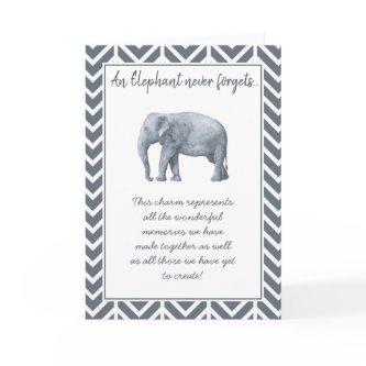 Elephant Friendship Gift - Special Friend keepsake Card