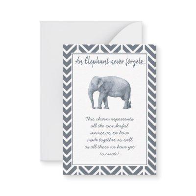 Elephant Friendship Gift - Special Friend keepsake Note Card