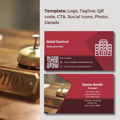 Elevate Hospitality with our Classic Red Hotel