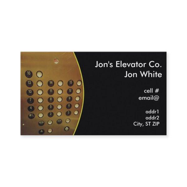 elevator panel