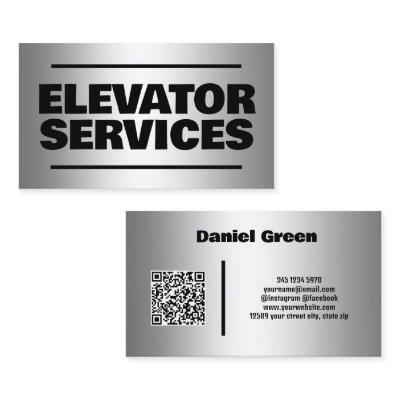 Elevator Services Silver QR