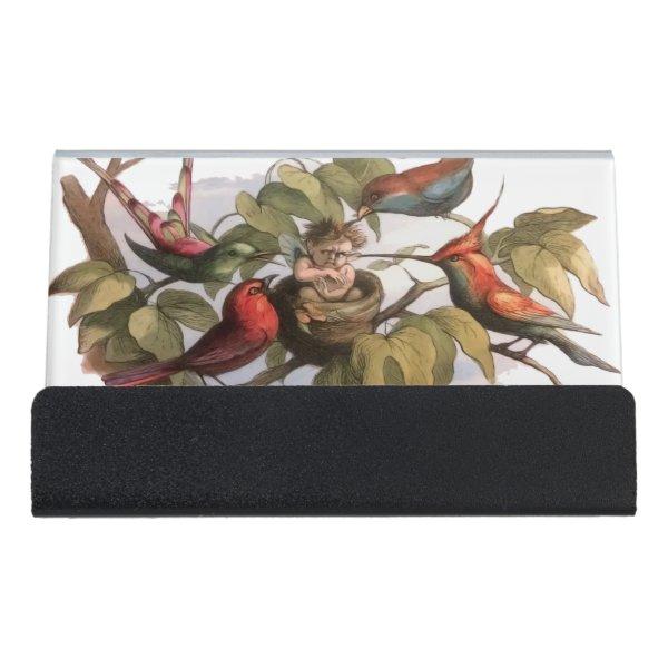 Elf Bird Sprite Pixie Brownie Fairy Tale Desk  Holder