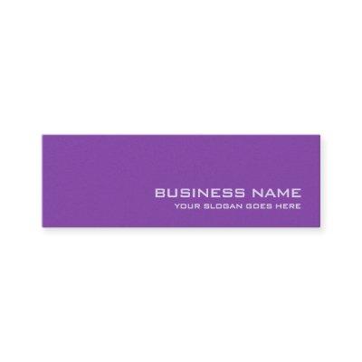 Elite Purple Plain Modern Pearl Finish Salon Luxe Mini