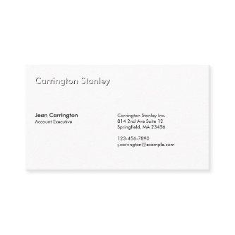 Embossed Effect Professional White