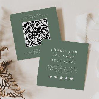 EMELIA Rustic Sage Green Simple Leave A Review Square