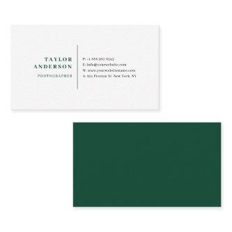 Emerald Green Modern Serif Typography Minimalist