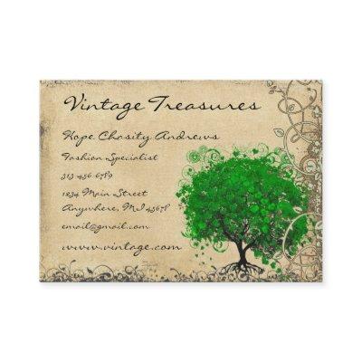 Emerald Heart Leaf Tree Swirl