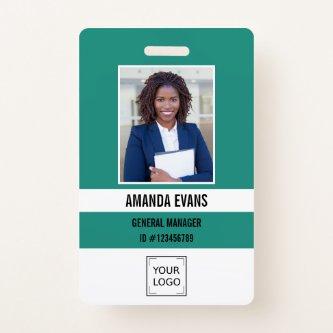 Emerald | Photo Employee Logo or QR CODE Security Badge
