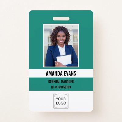 Emerald | Photo Employee Logo or QR CODE Security Badge