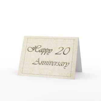 Employee 20th Anniversary New Classic Card