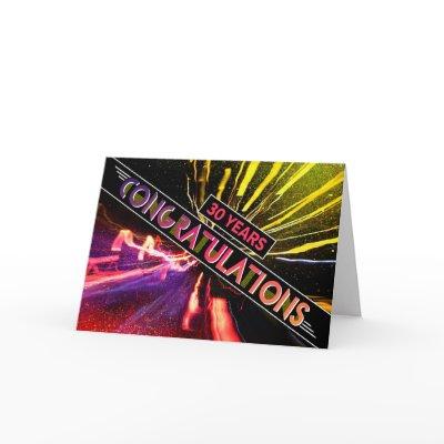 Employee 30th Anniversary Fun Congratulations Card