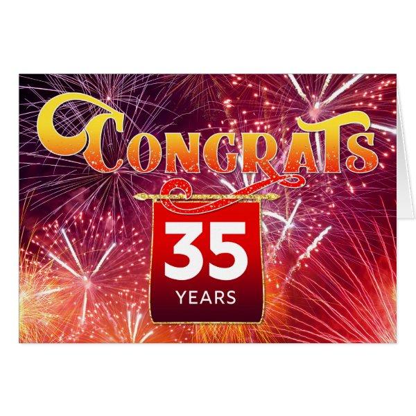 Employee 35th Anniversary - Celebration Fireworks