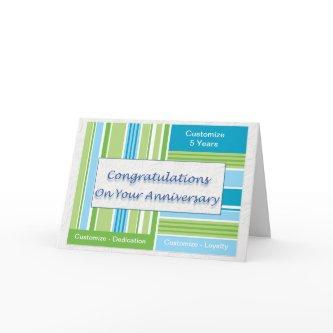 Employee Anniversary Card
