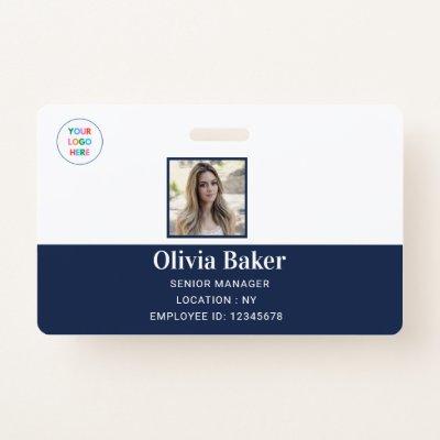 Employee Company Security Corporate Logo Photo ID Badge