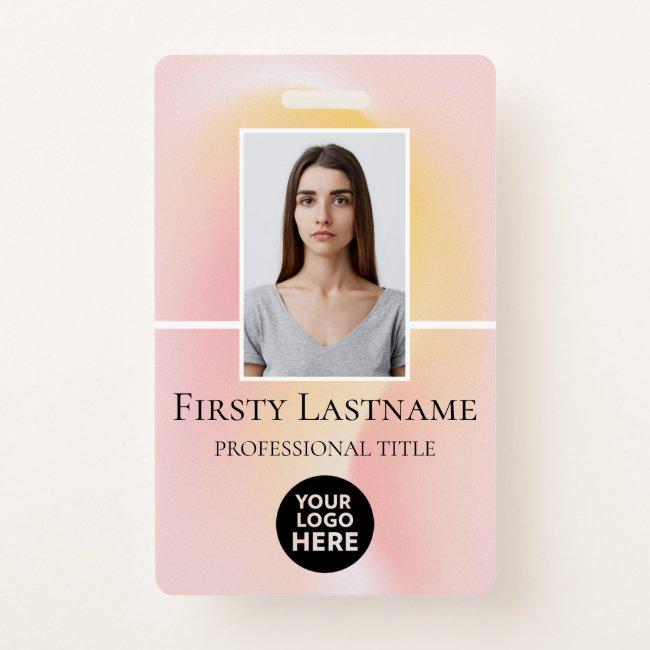 Employee - Photo, Bar Code, Logo, Name Badge