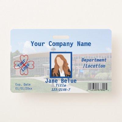 Employee Photo ID, Corporate/Campus Photo Barcode Badge