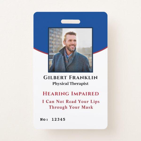 Employee Photo ID Identification Disability Cards Badge